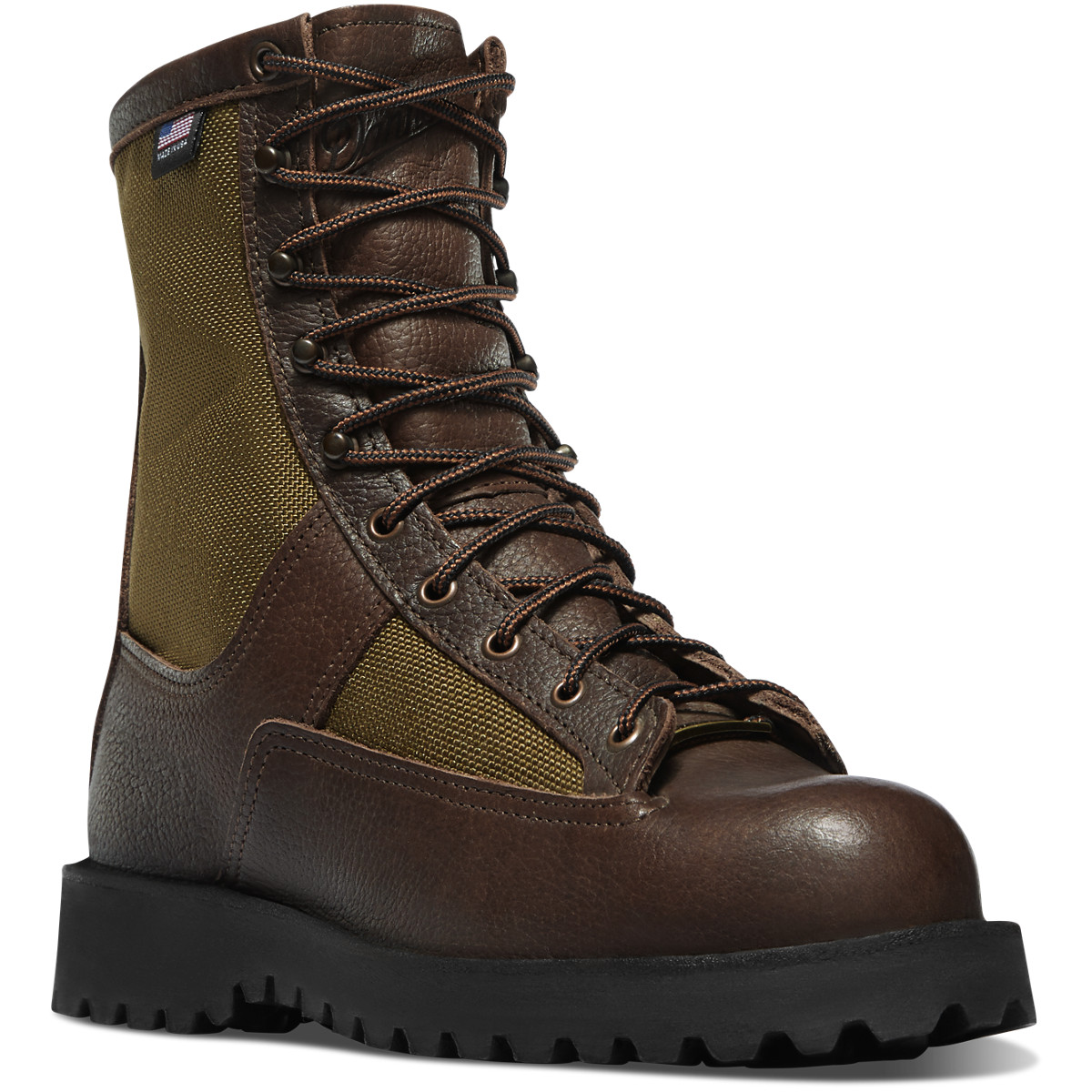 Botas De Caza Danner Hombre Mexico - Grouse Marrom Oscuro/Verde Oliva - XCJDN6258